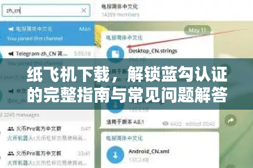 纸飞机下载，解锁蓝勾认证的完整指南与常见问题解答