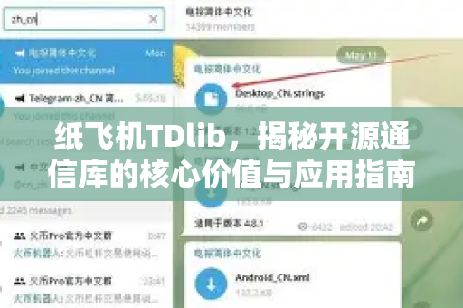 纸飞机TDlib，揭秘开源通信库的核心价值与应用指南-第1张图片-纸飞机下载电脑版 - 纸飞机PC桌面版 | 加密聊天社交软件