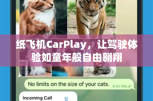 纸飞机CarPlay，让驾驶体验如童年般自由翱翔
