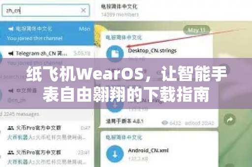 纸飞机WearOS，让智能手表自由翱翔的下载指南
