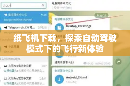 纸飞机下载，探索自动驾驶模式下的飞行新体验