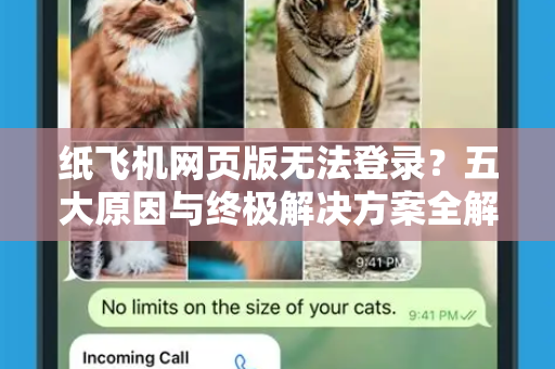 纸飞机网页版无法登录？五大原因与终极解决方案全解析-第1张图片-纸飞机下载电脑版 - 纸飞机PC桌面版 | 加密聊天社交软件