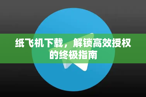纸飞机下载，解锁高效授权的终极指南