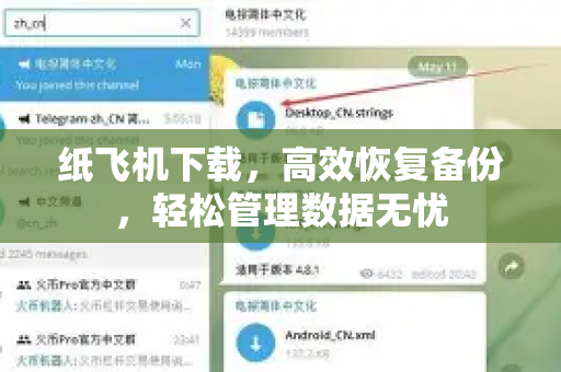 纸飞机下载，高效恢复备份，轻松管理数据无忧