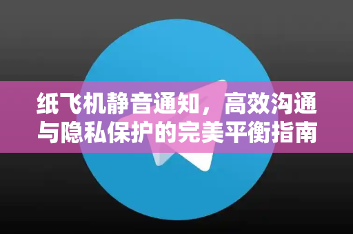 纸飞机静音通知，高效沟通与隐私保护的完美平衡指南-第1张图片-纸飞机下载电脑版 - 纸飞机PC桌面版 | 加密聊天社交软件